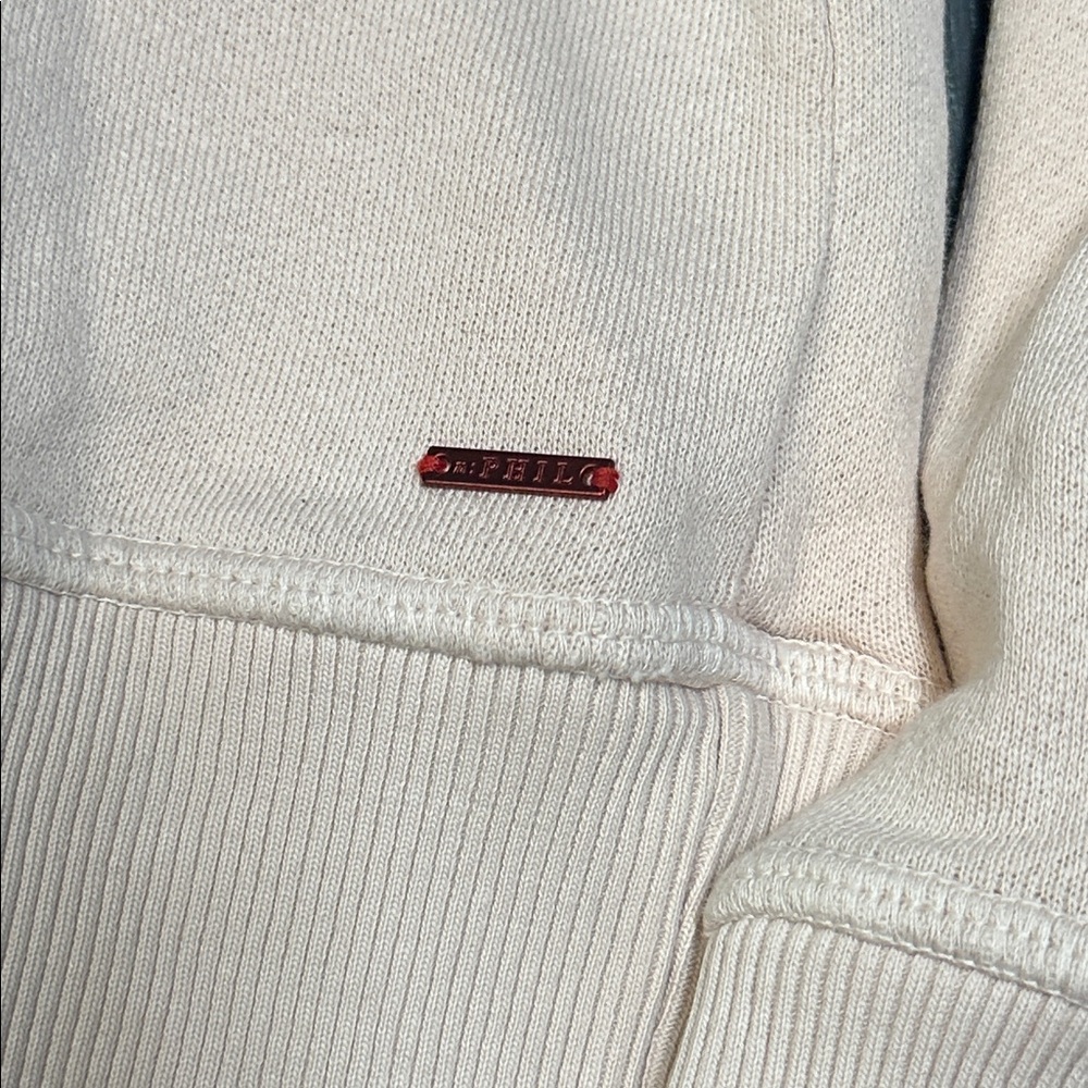 n:PHILANTHROPY Blush Pink Distressed Sweatshirt - Picture 3 of 6